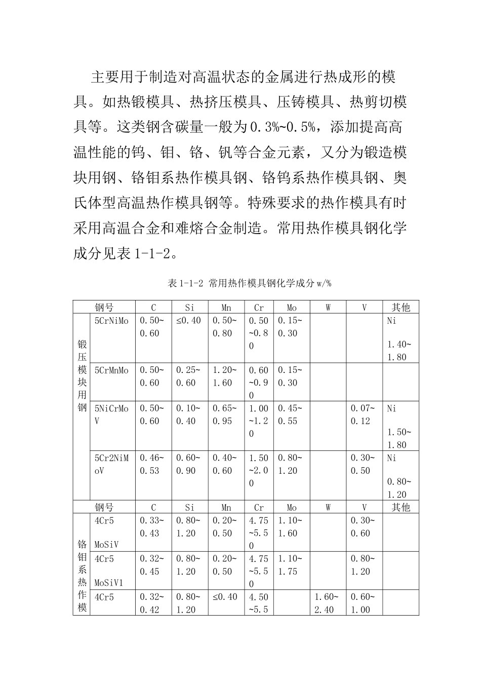 塑料模具用钢与挤压模具用钢_第3页