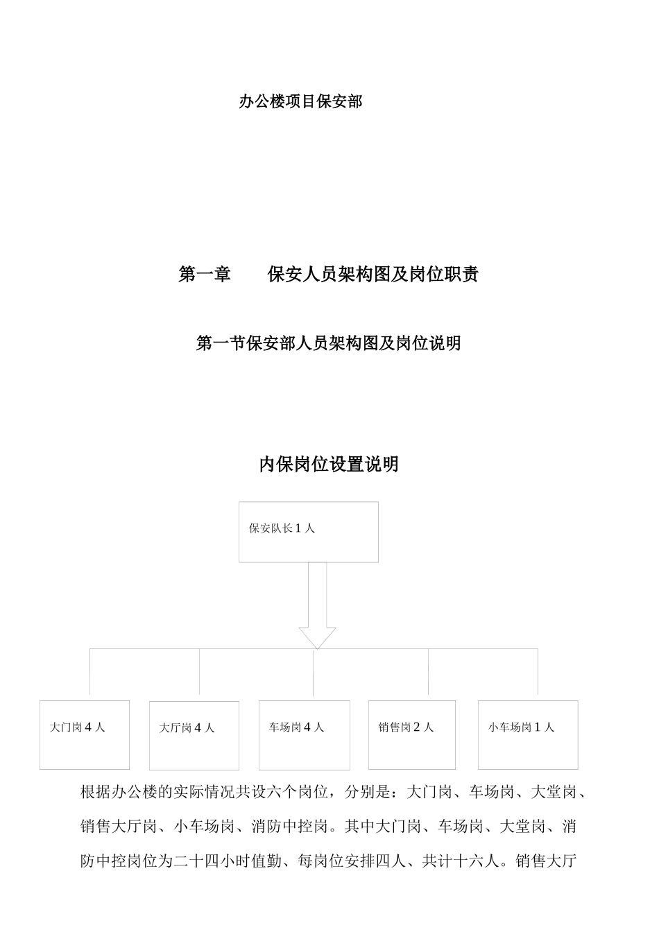 北京西太平洋物业公司办公楼项目保安部工作手册（DOC54页）_第2页