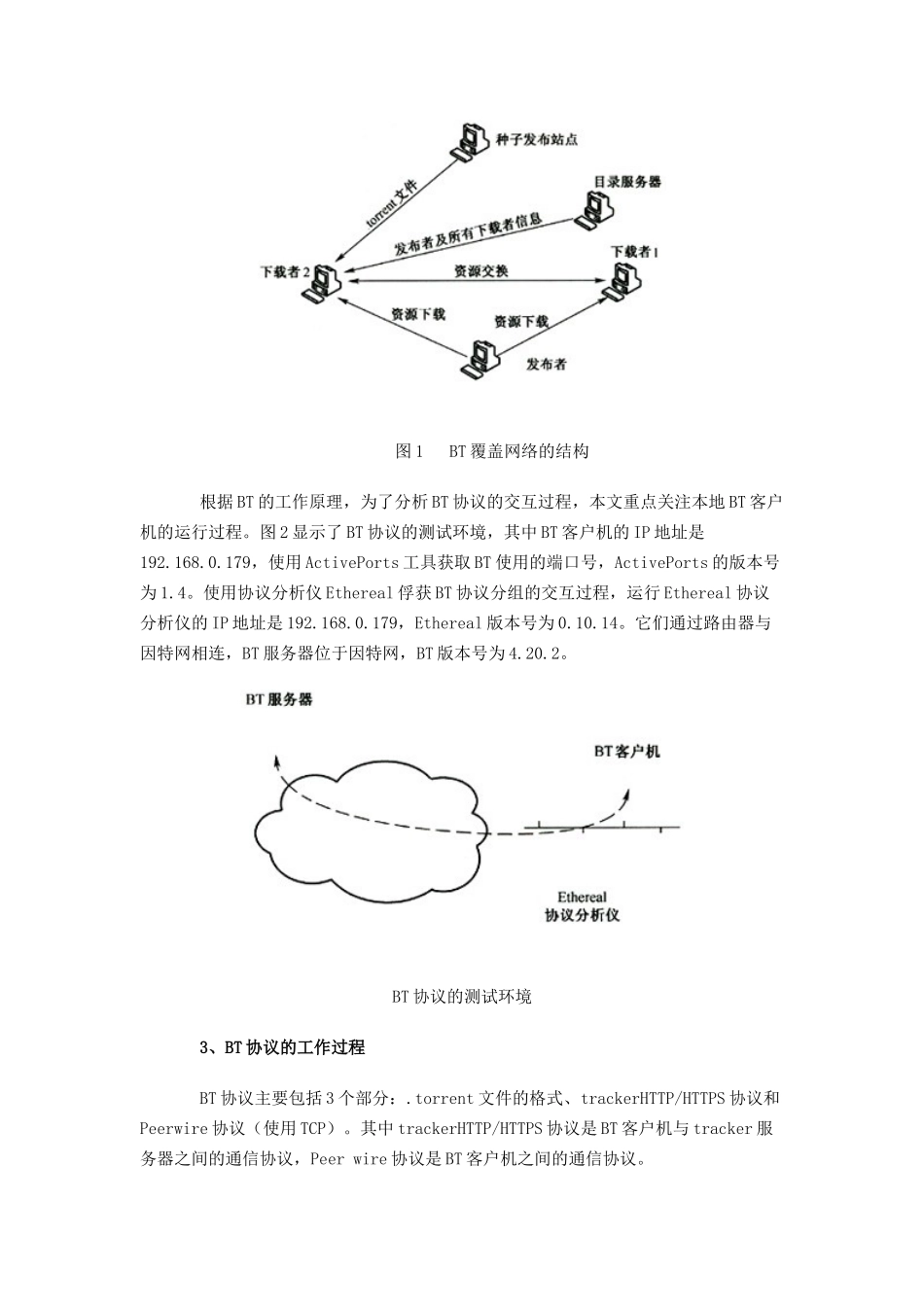 对BitTorrent通信协议的分析与检测_第3页