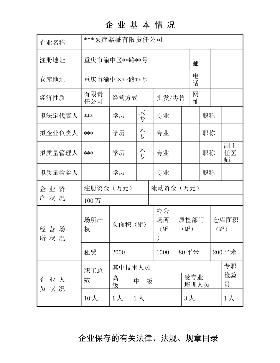 医疗器械经营企业许可证_第3页