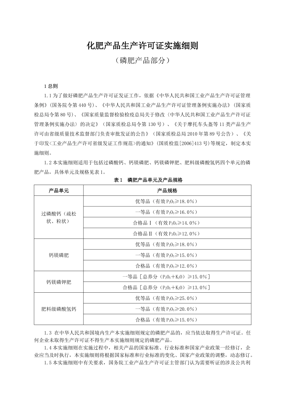 化肥产品生产许可证实施细则论述_第3页