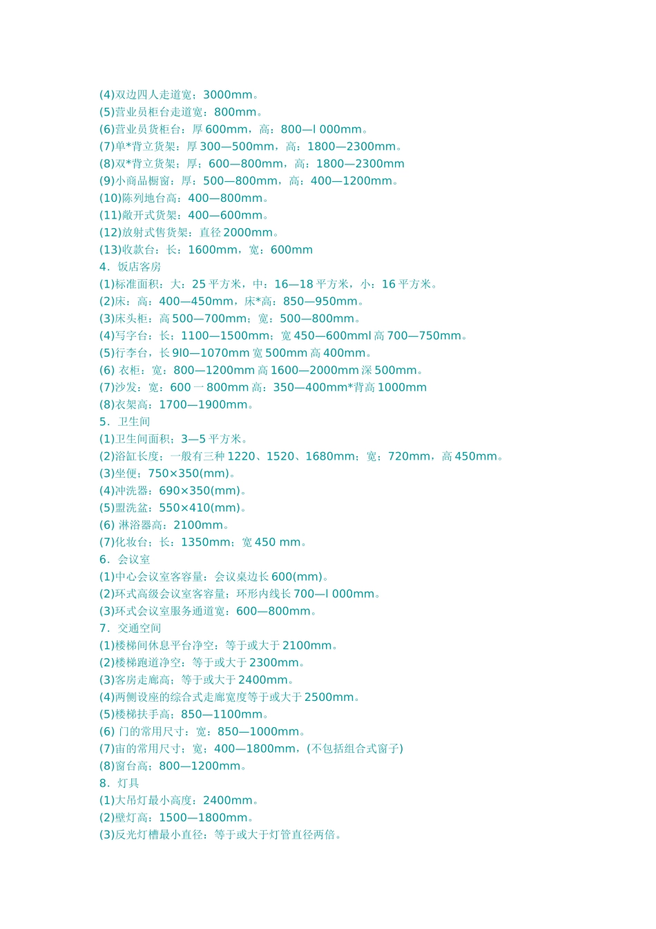 室内设计人体工程学+3d材质参数_第3页