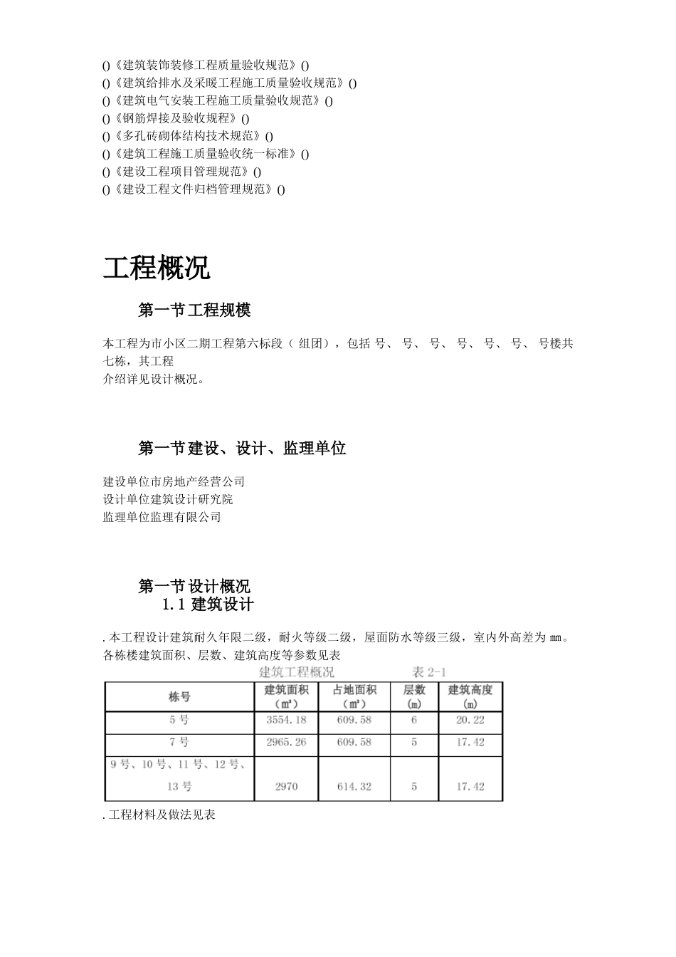 南昌某小区二期工程施工组织设计方案(65页)_第3页