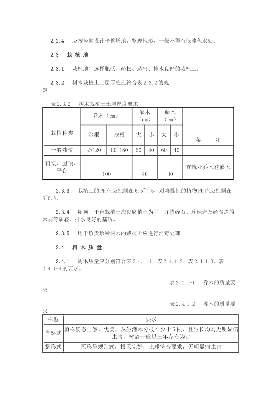 园林树木建植规程(试行)_第2页