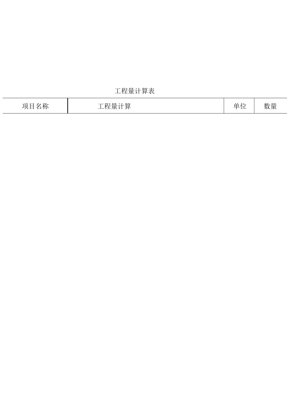 工程预算表格_第3页