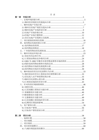 合富地产柳州星级购物中心策划方案
