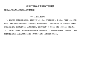 建筑工程安全文明施工标准图（42页）