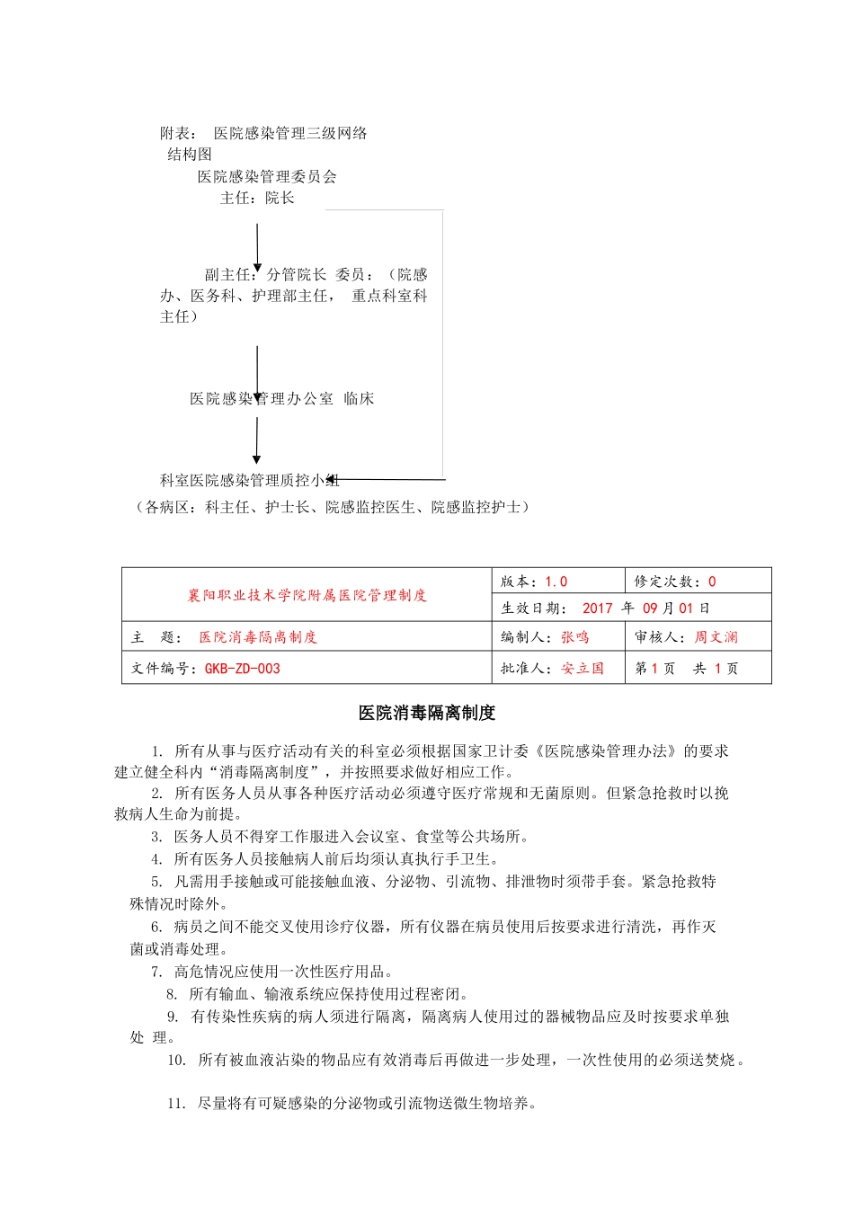 医院感染管理制度范本(DOCX 129页)_第2页