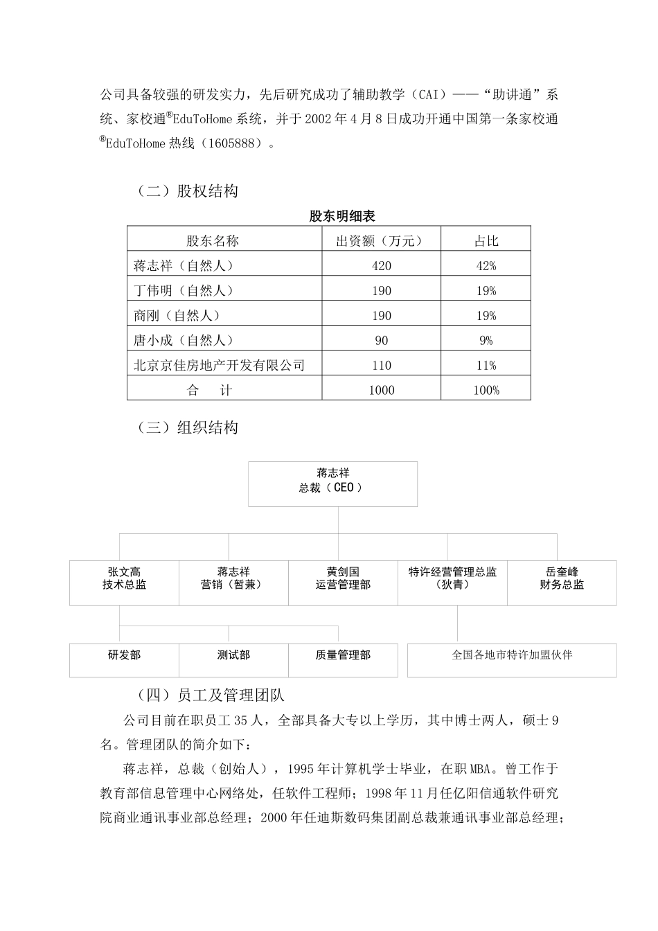 北京智响通讯公司发行信托计划项目调研报告_第2页