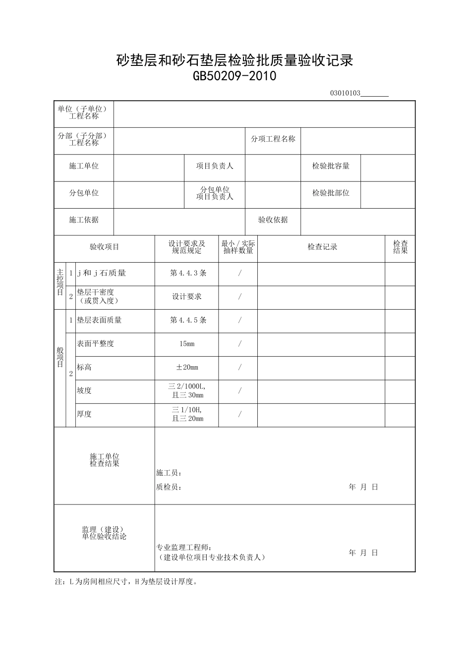 建筑装饰装修工程检验批质量验收记录_第3页