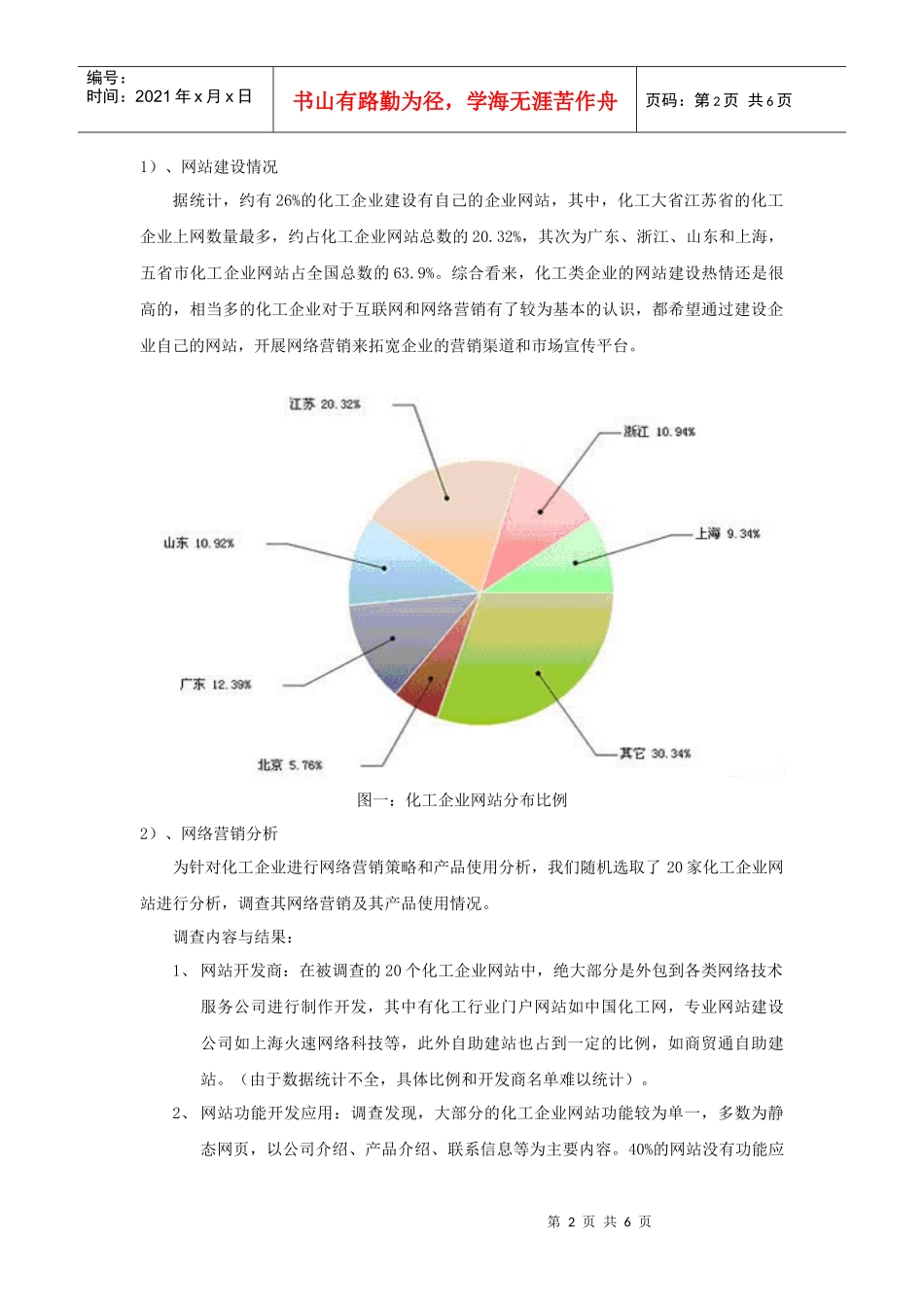 化工行业网络营销分析报告DOC6_第2页