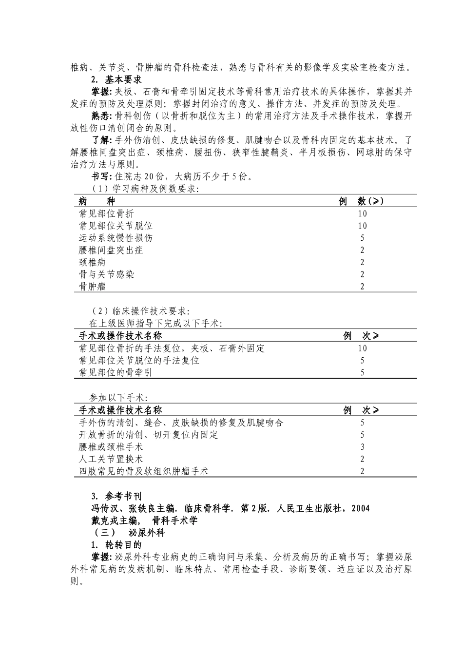 外科医师培养标准_第3页