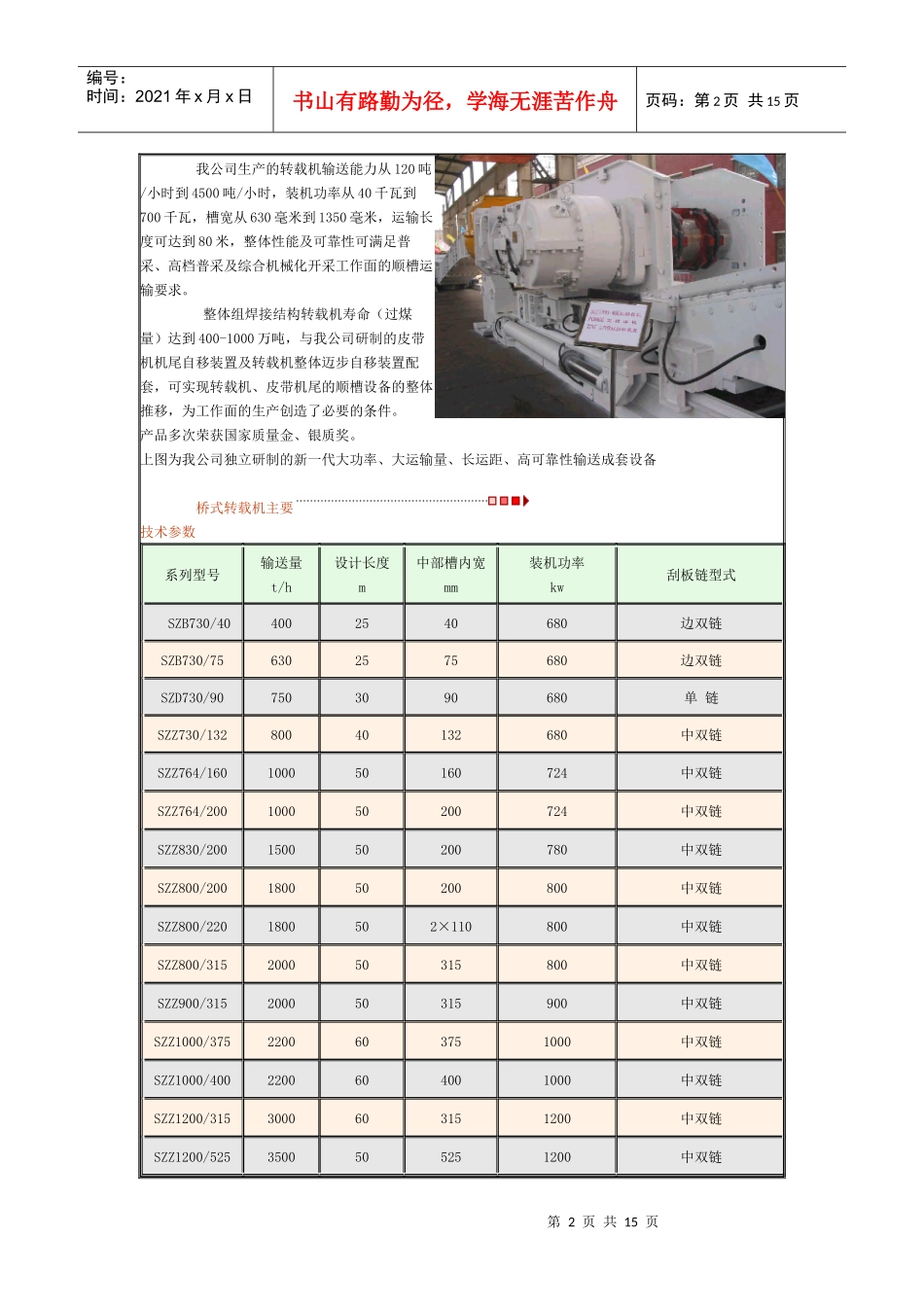 各种产品规格参数汇总_第2页