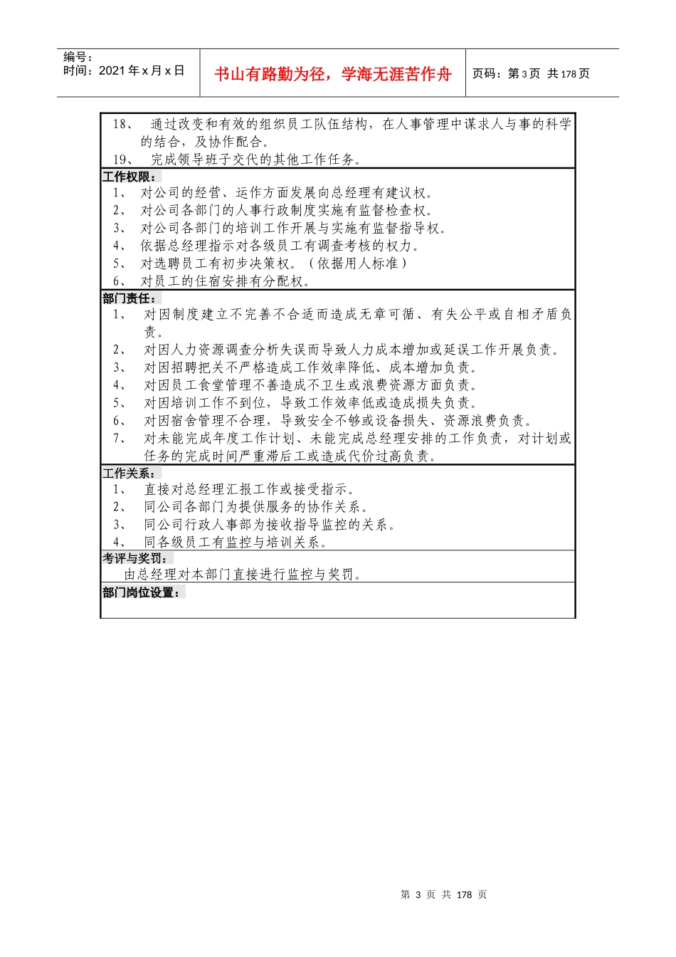 史上最完整行政人事部门运作手册(148页DOC)_第3页