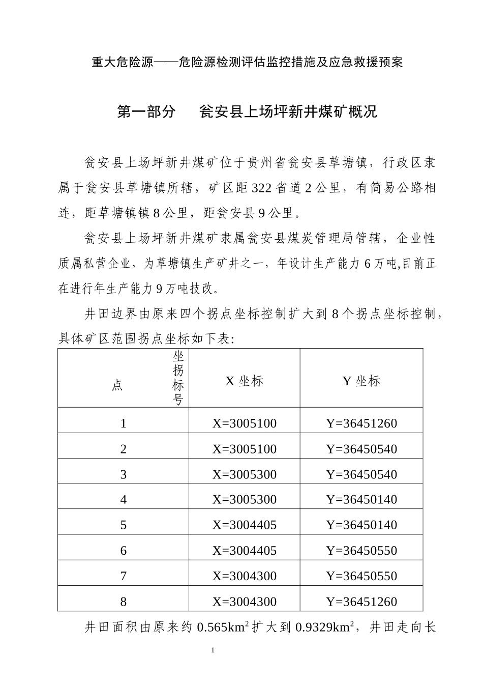 危险源检测评估监控措施及应急救援预案_第1页