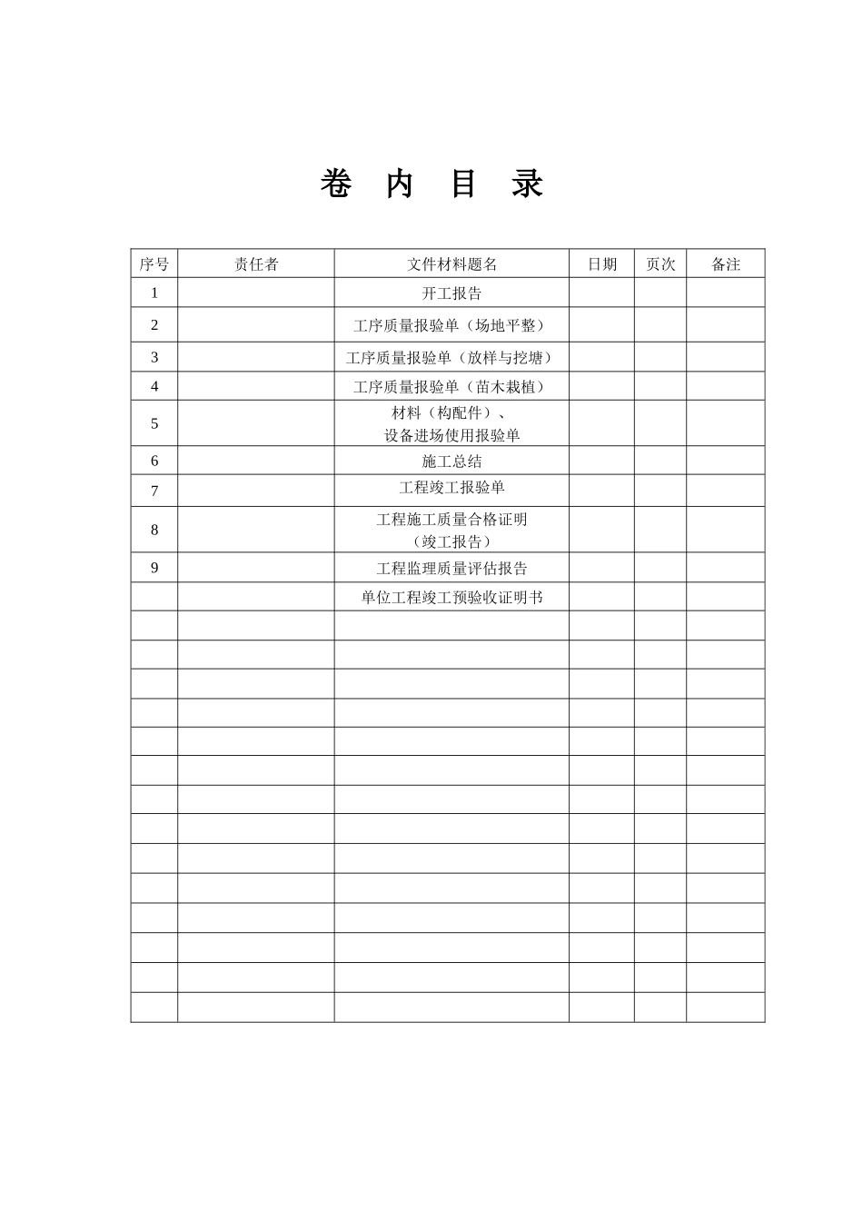 工程施工质量报验单_第2页