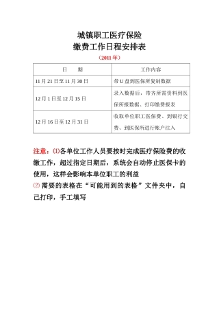 城镇职工医疗保险操作说明(新)