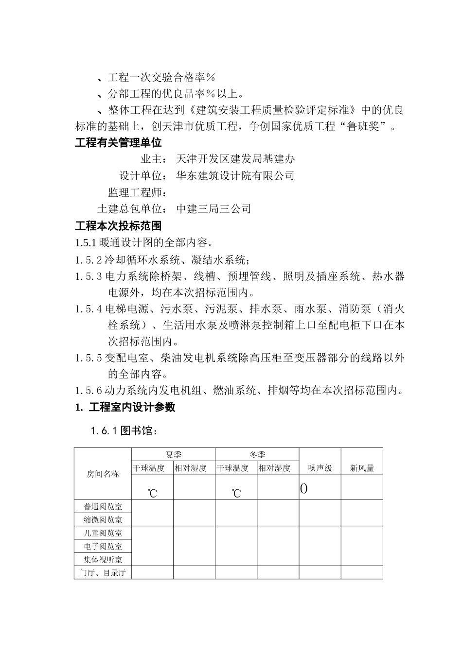 图书馆通风空调工程施工组织设计(127页)_第2页