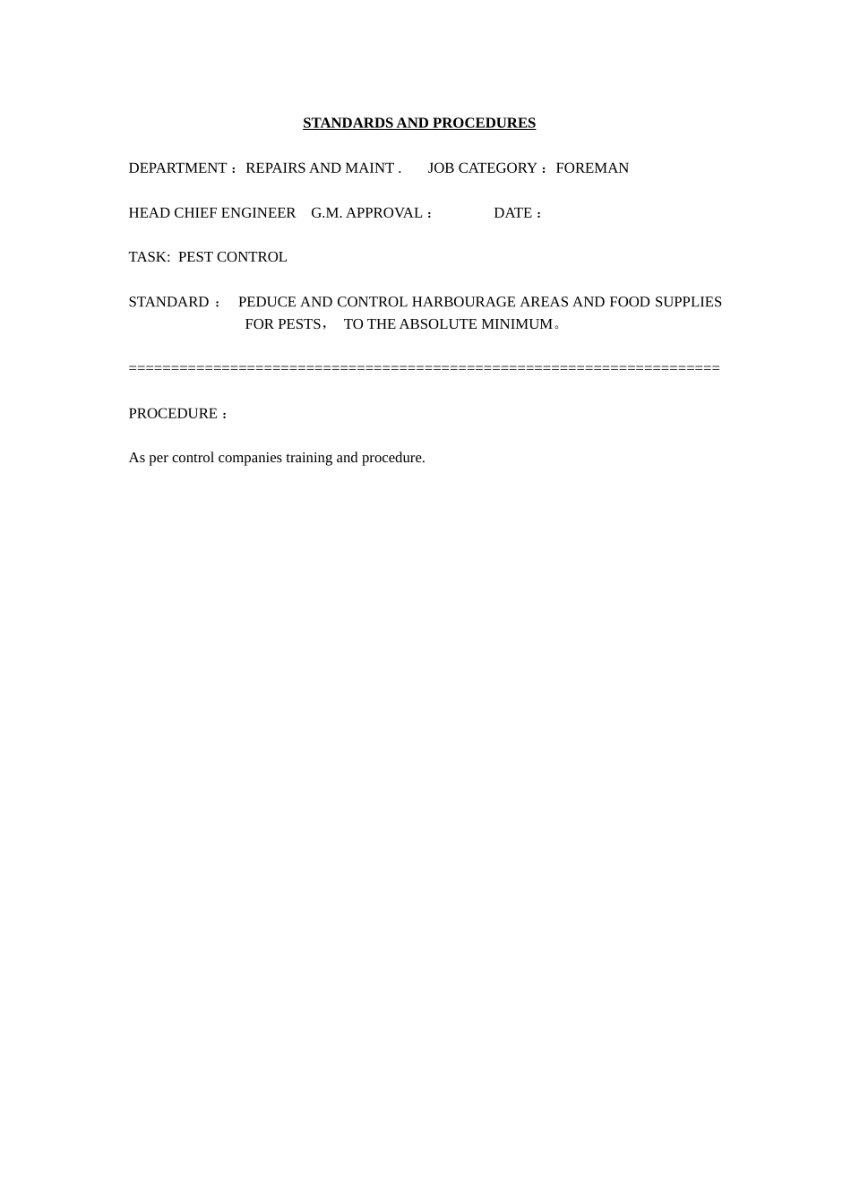 国外著名酒店工程部操作程序-6(英文)REPAIRSANDMAINTENANCE(97—116)_第2页