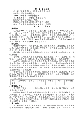 山东临沂某高层住宅施工组织设计（19层框剪结构）(136页)