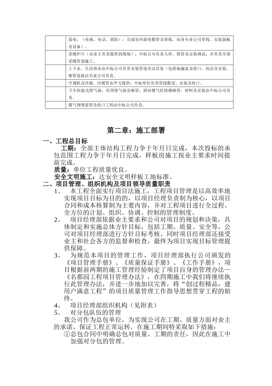 名都园四期工程施工组织设计方案(38页)_第3页