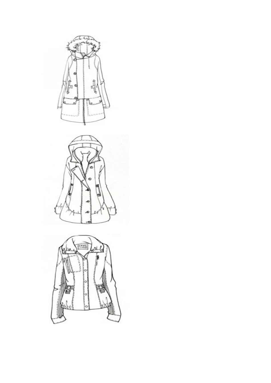 女装外套款式图_第3页