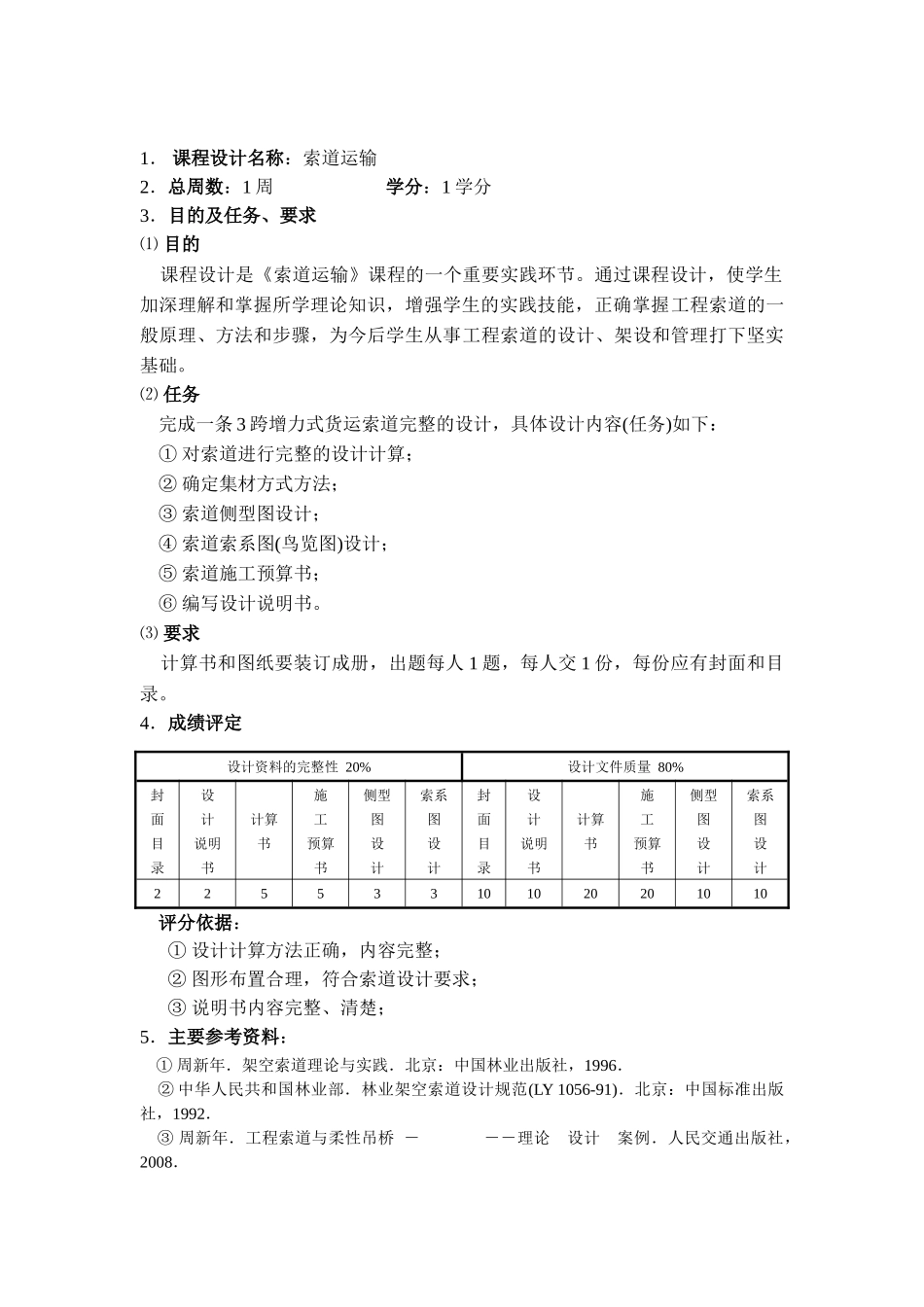 工程索道课程设计_第3页