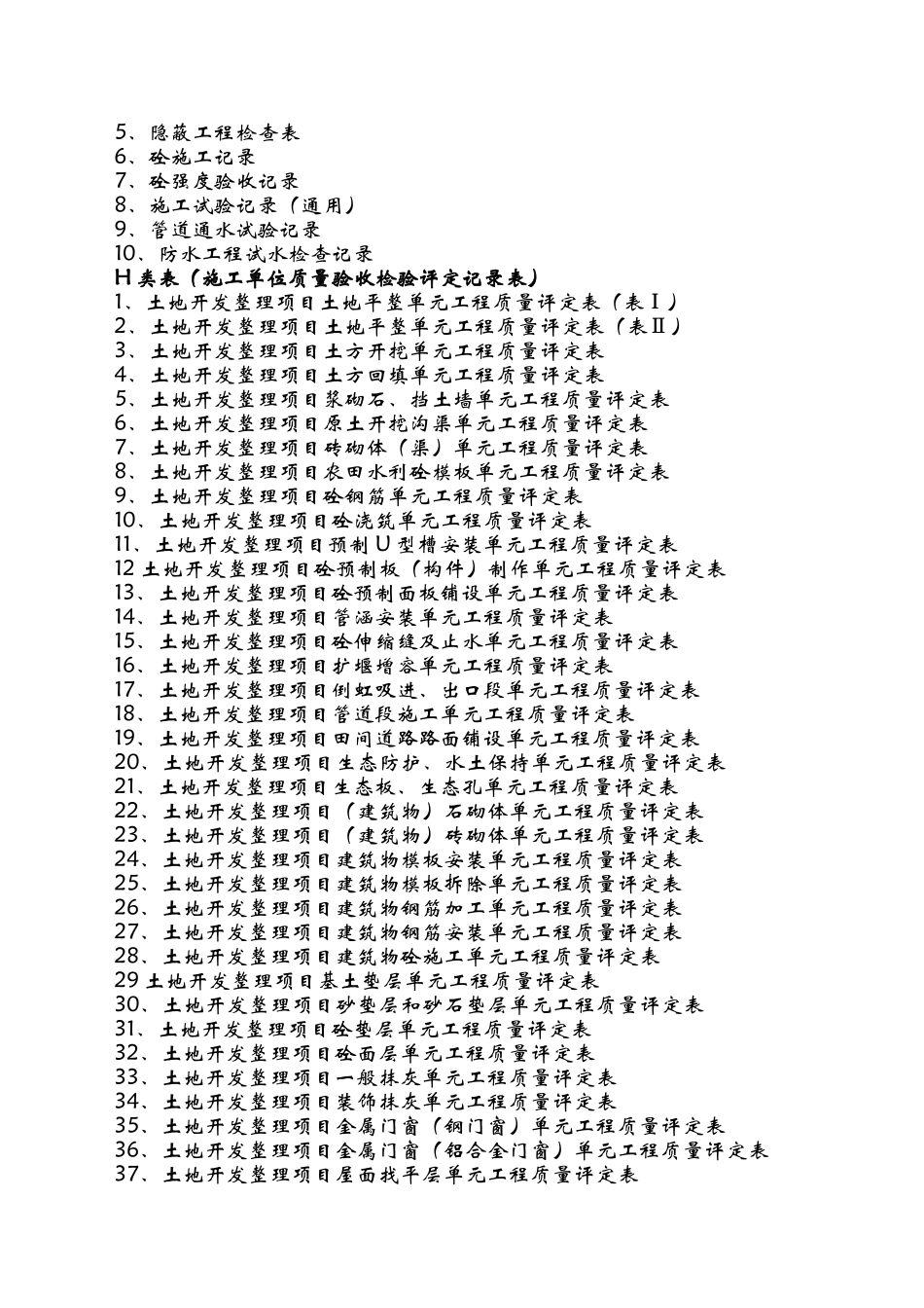 土地开发整理项目工程监理常用表_第3页