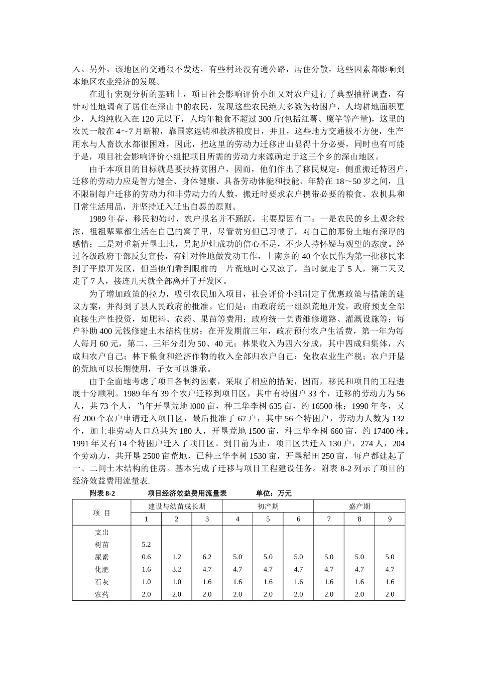 广西环江毛南族自治县平原农业综合开发项目的社会评价_第3页