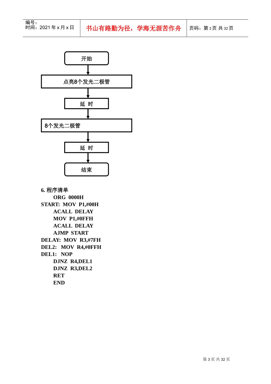 单片机应用技术与实训项目(DOC30页)_第3页