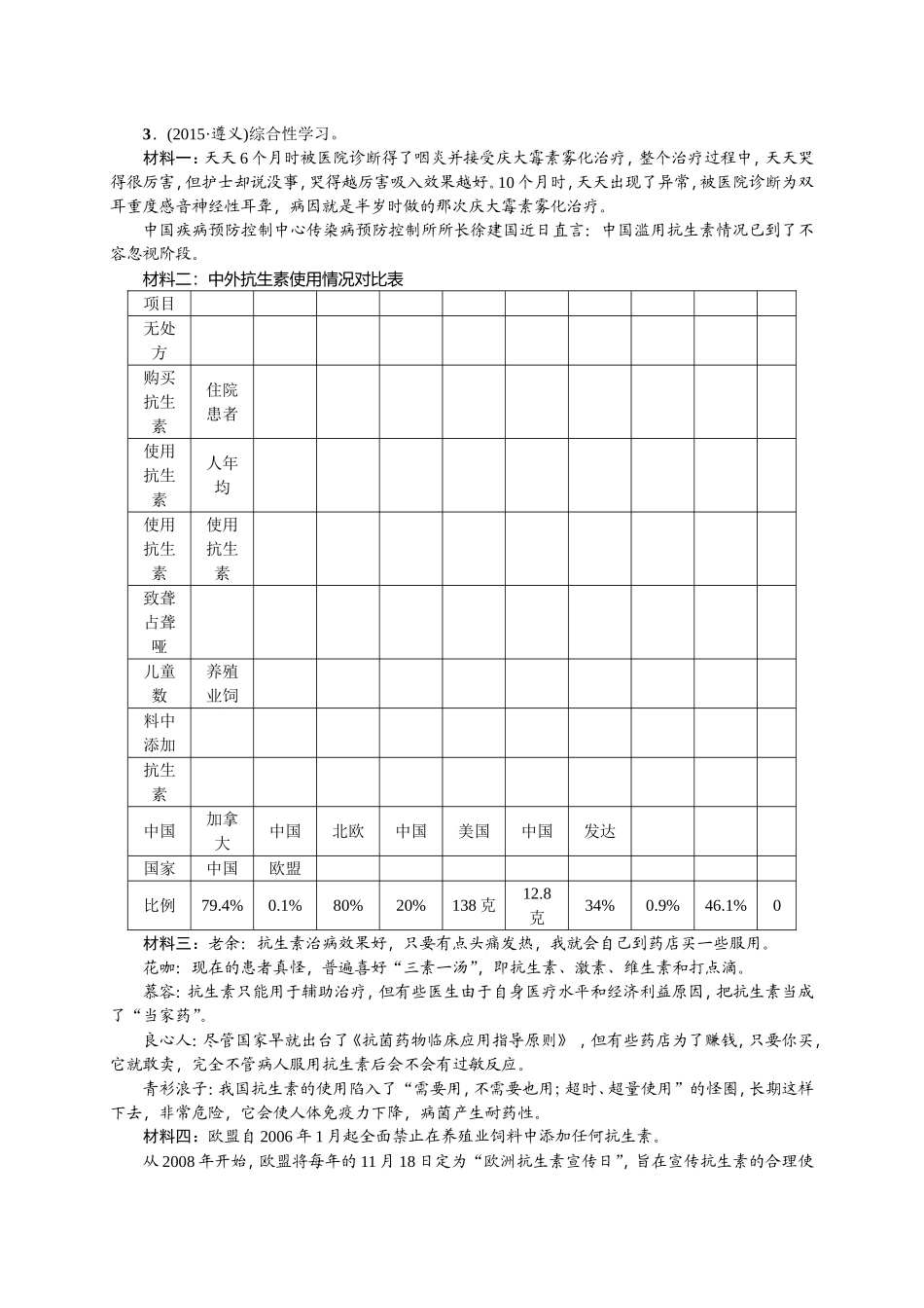 考点跟踪突破 语文高考综合性学习_第2页