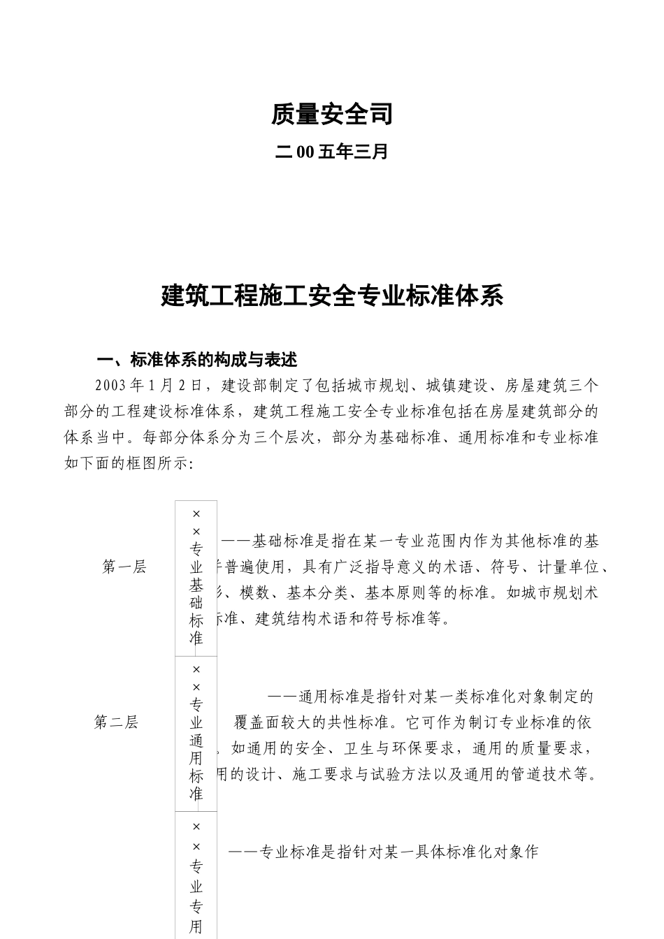 建筑工程施工安全专业标准体系介绍_第2页