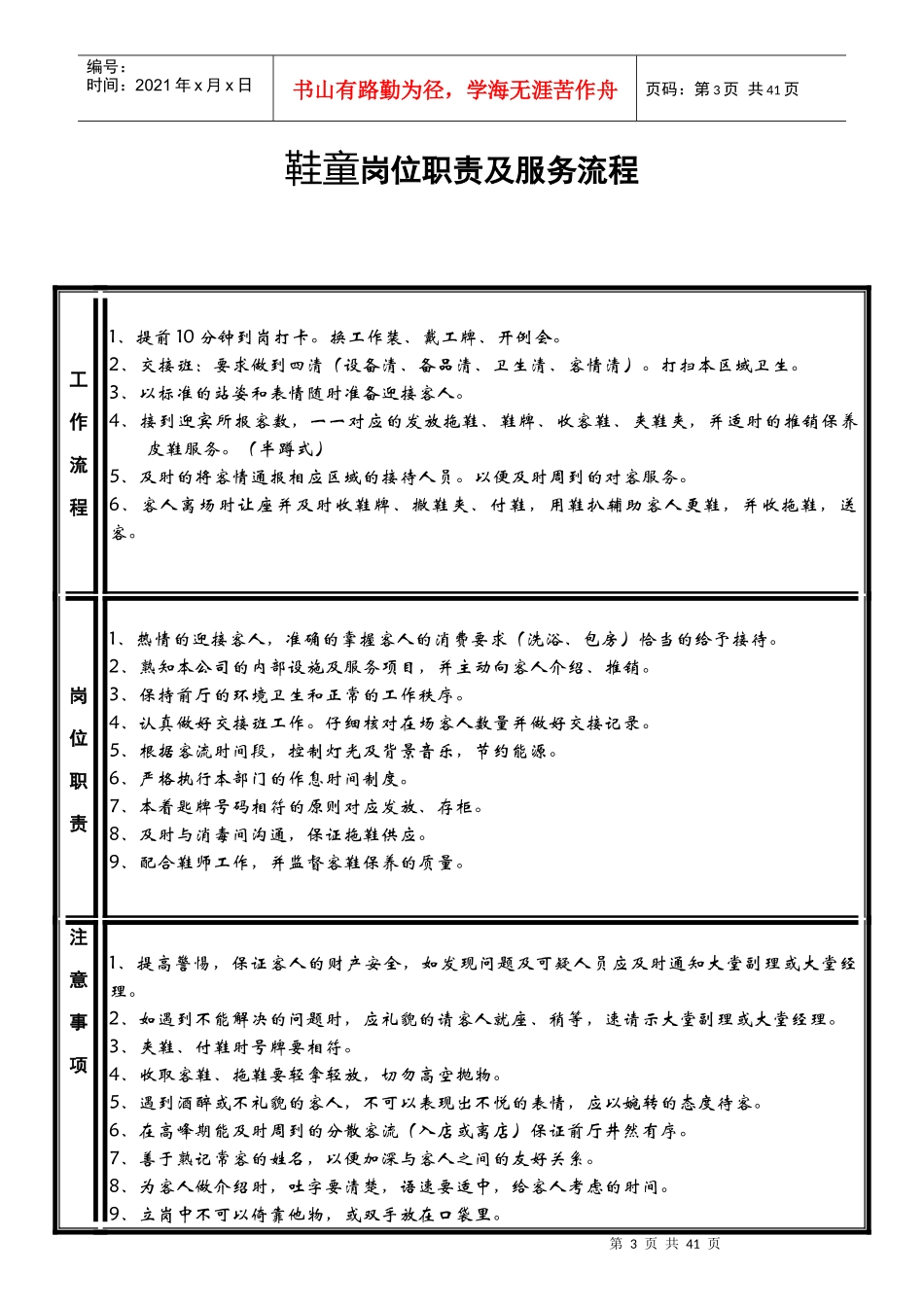 各部岗位职责及工作流程_第3页