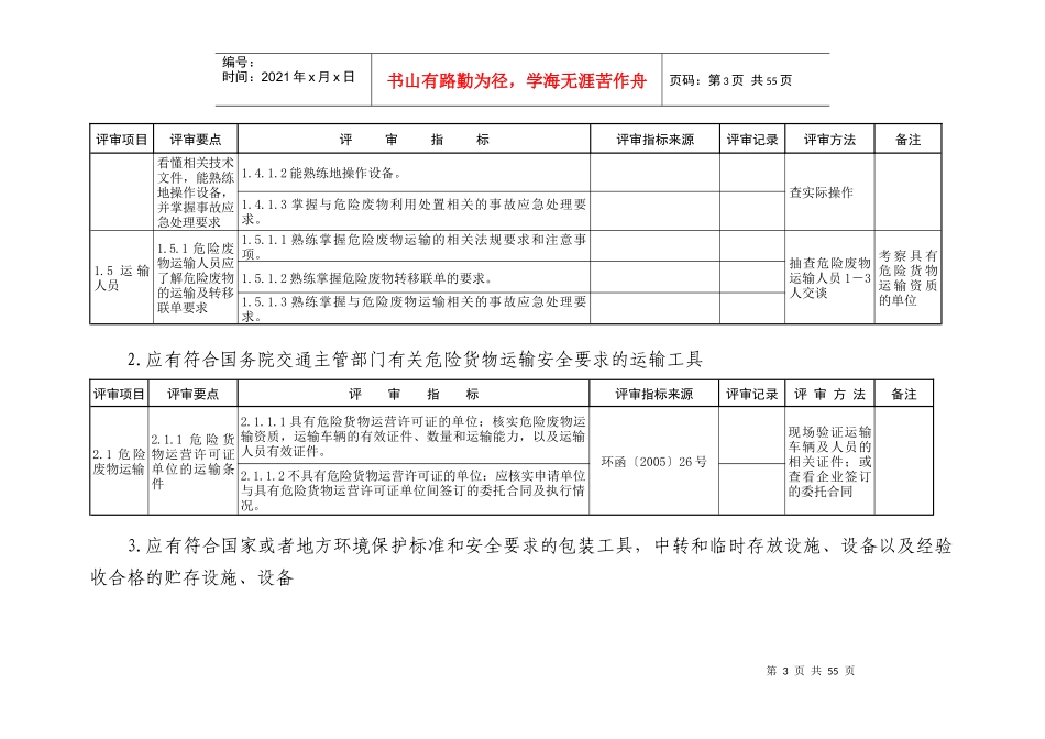 危险废物经营许可证评审表_第3页