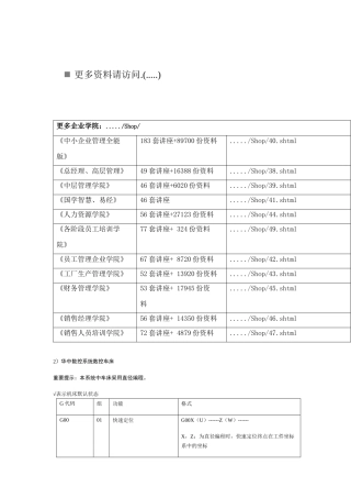 华中数控系统数控车床相关知识