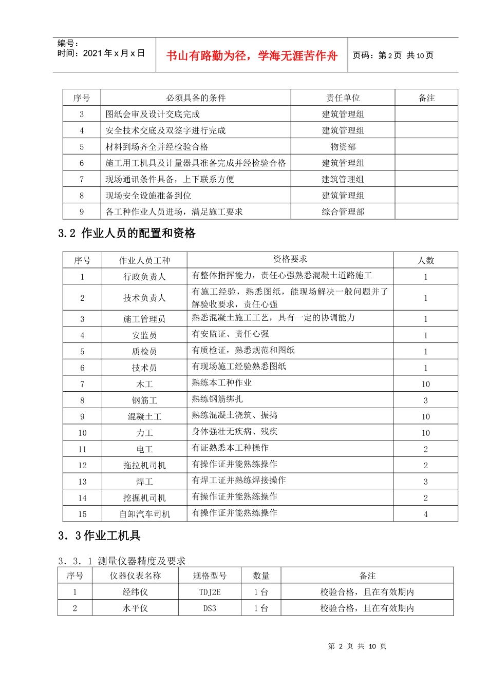 厂区道路作业指导书_第3页