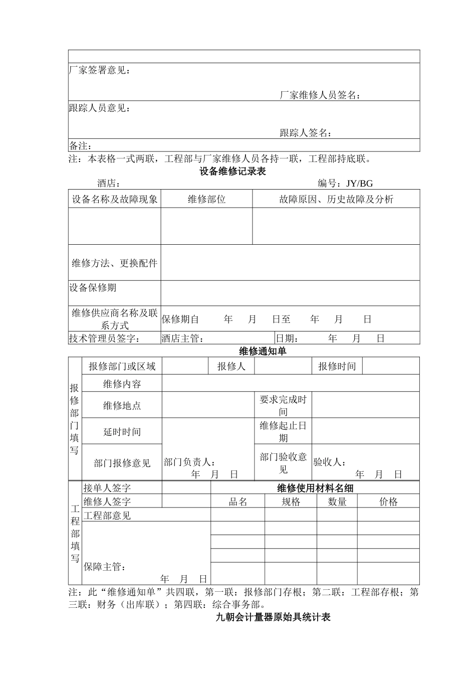 工程部表格规范_第2页