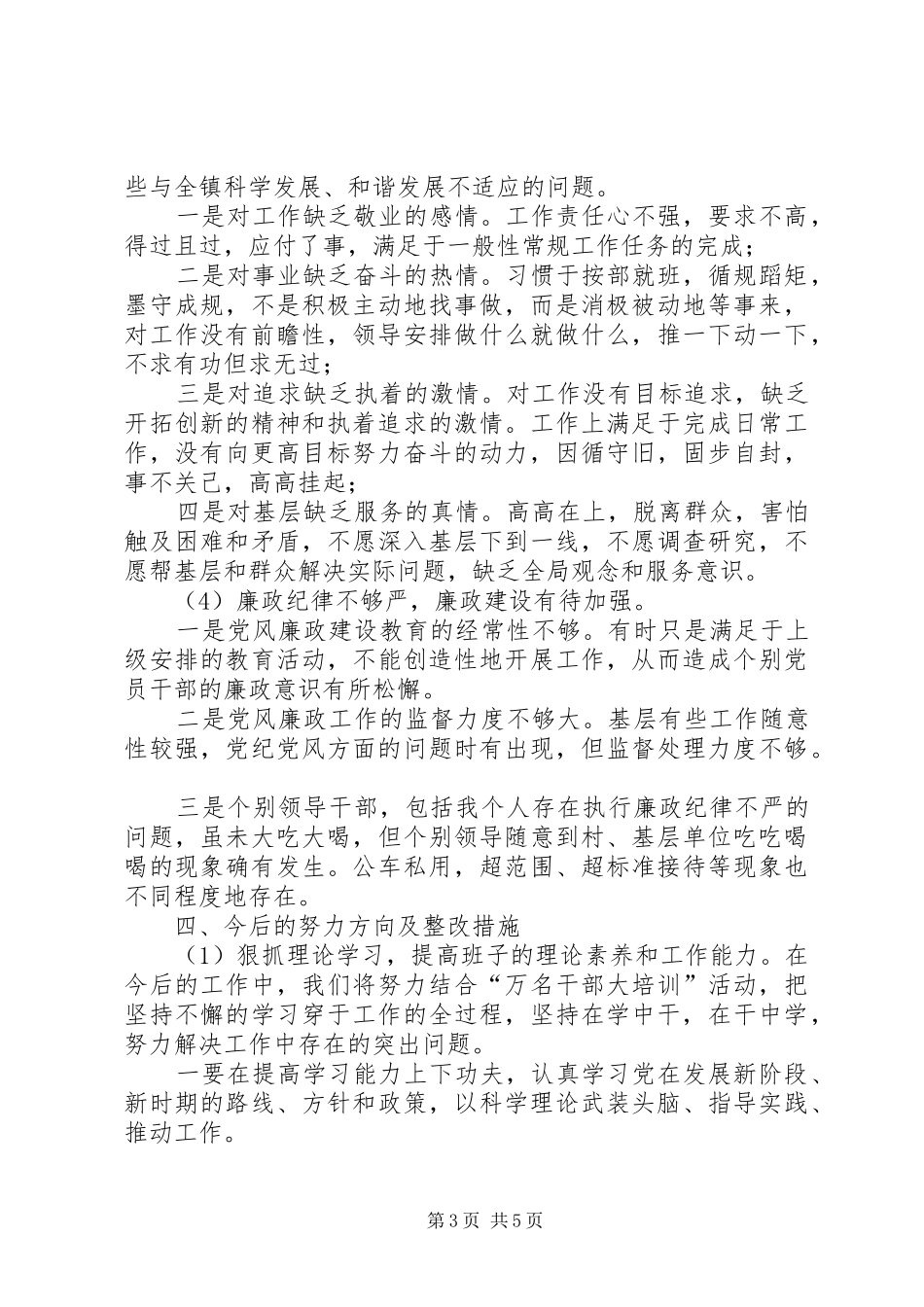 乡镇主题活动专题会发言材料提纲_第3页