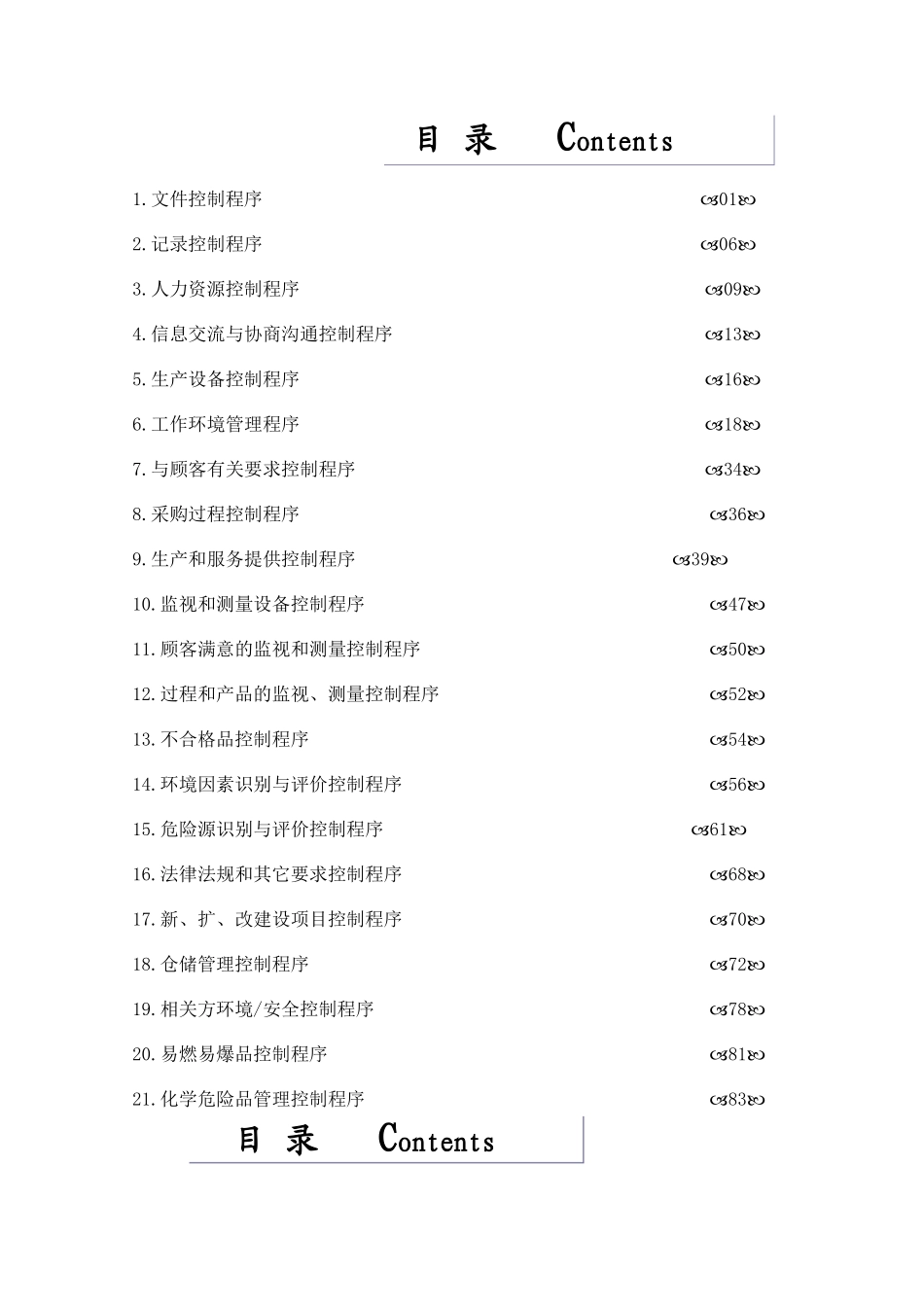 山西诚宏福得一化工有限公司程序文件_第2页