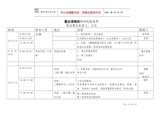博思智联-三联集团-新乡连锁店培训流程说明