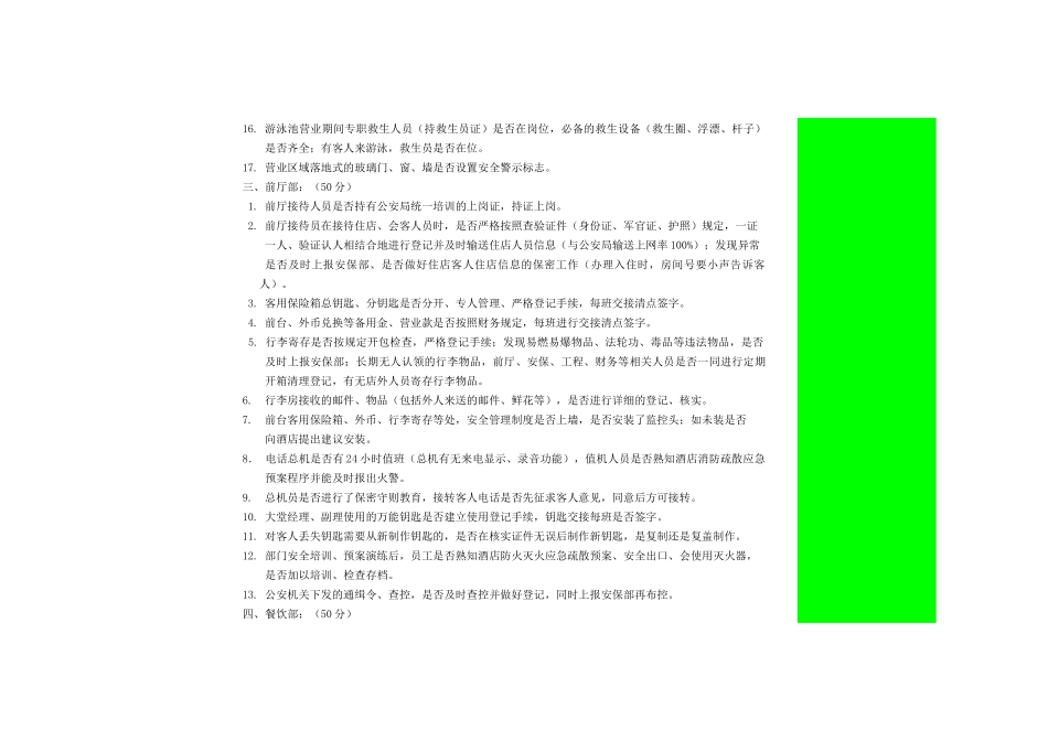 成员酒店检查标准XXXX0908[1]_第3页