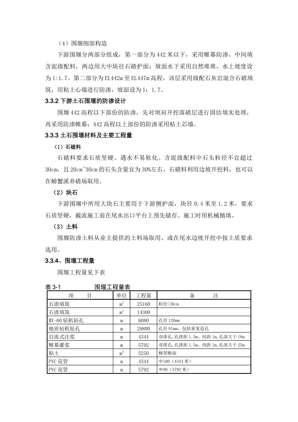 大坝下游围堰工程施工组织设计_第3页