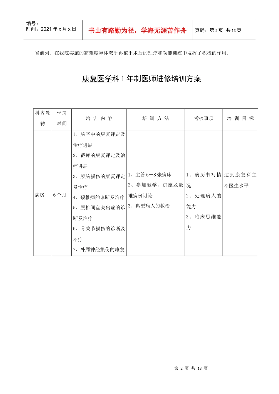 南方医院康复医学科简介及特色技术项目_第2页