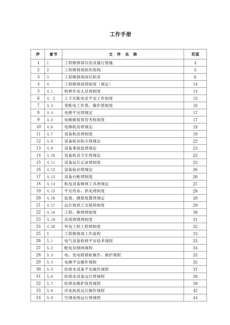 工程维修部工作手册_第2页