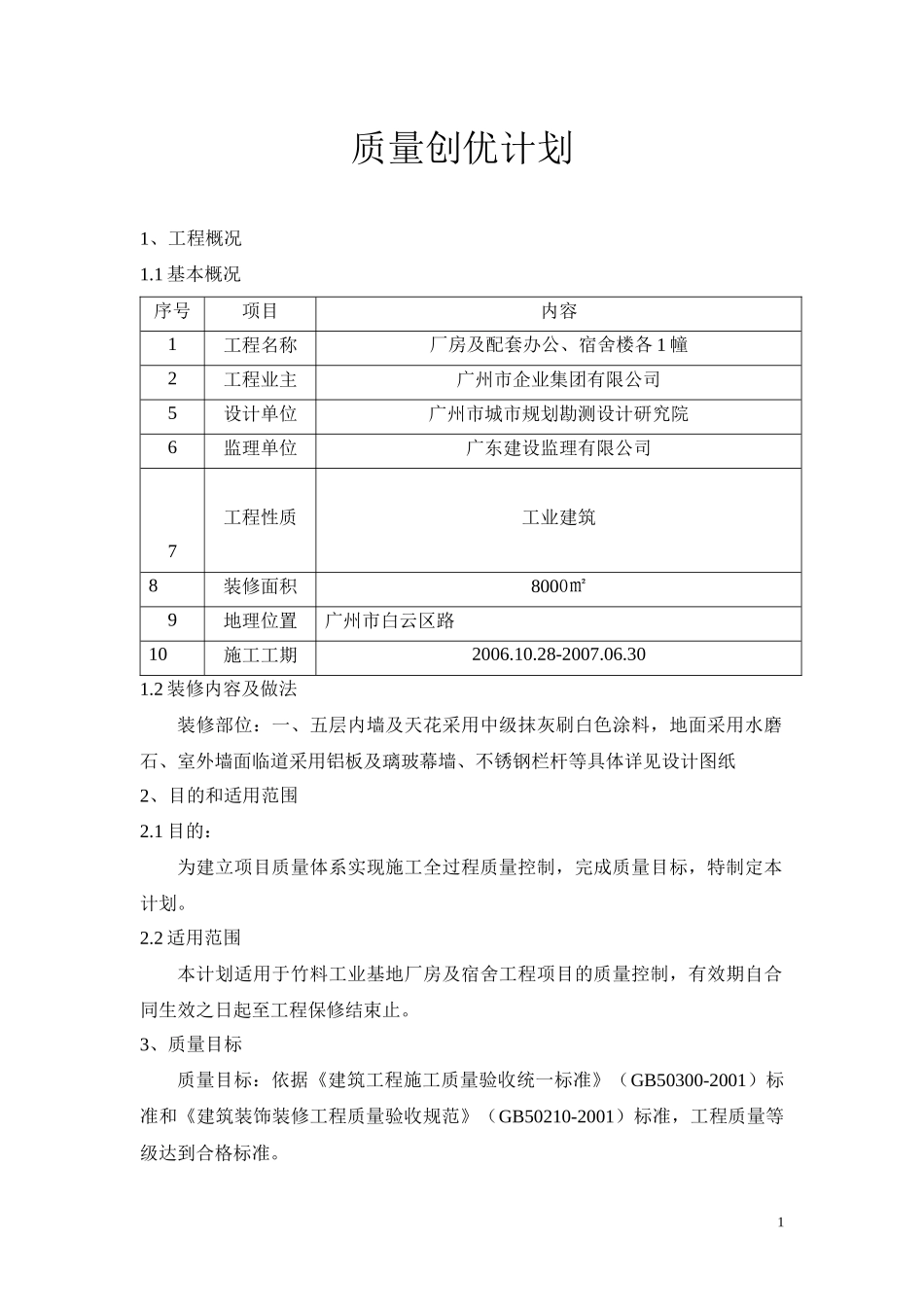 厂房办公楼创优方案_第1页
