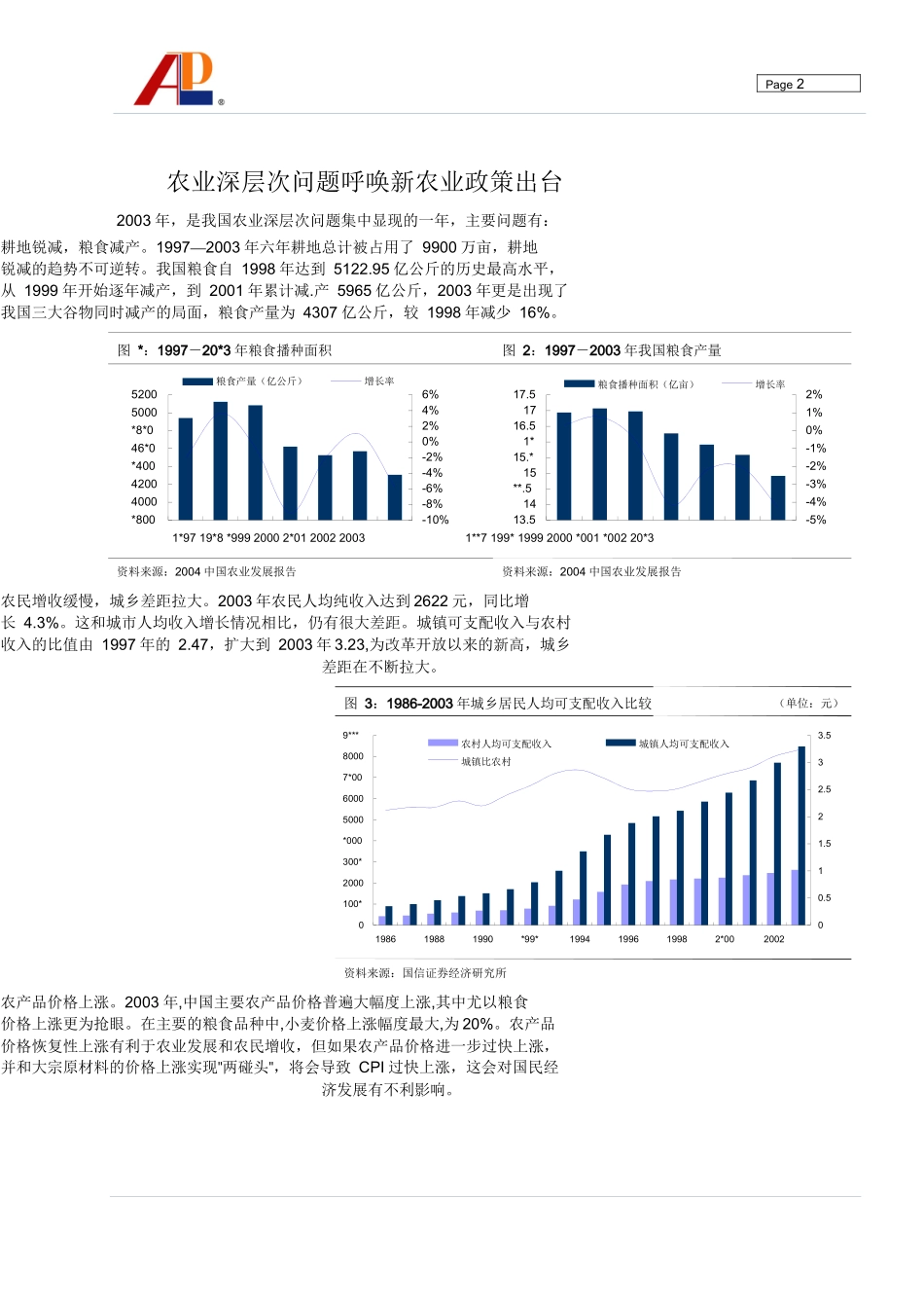 我国农业政策专题研究报告_第2页