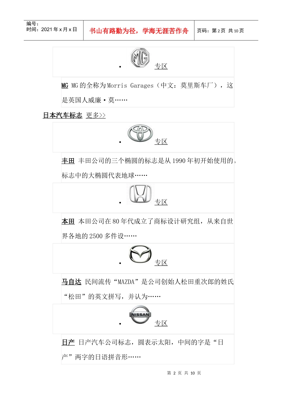 各种汽车标志_第2页