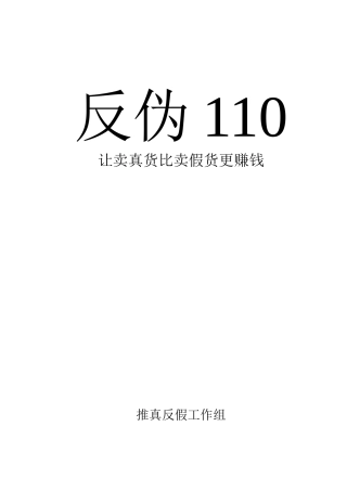 反伪110项目手册 (2)
