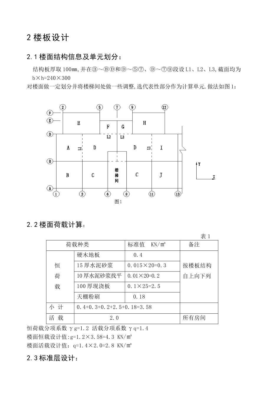 建筑工程专业毕业设计计算书_第1页