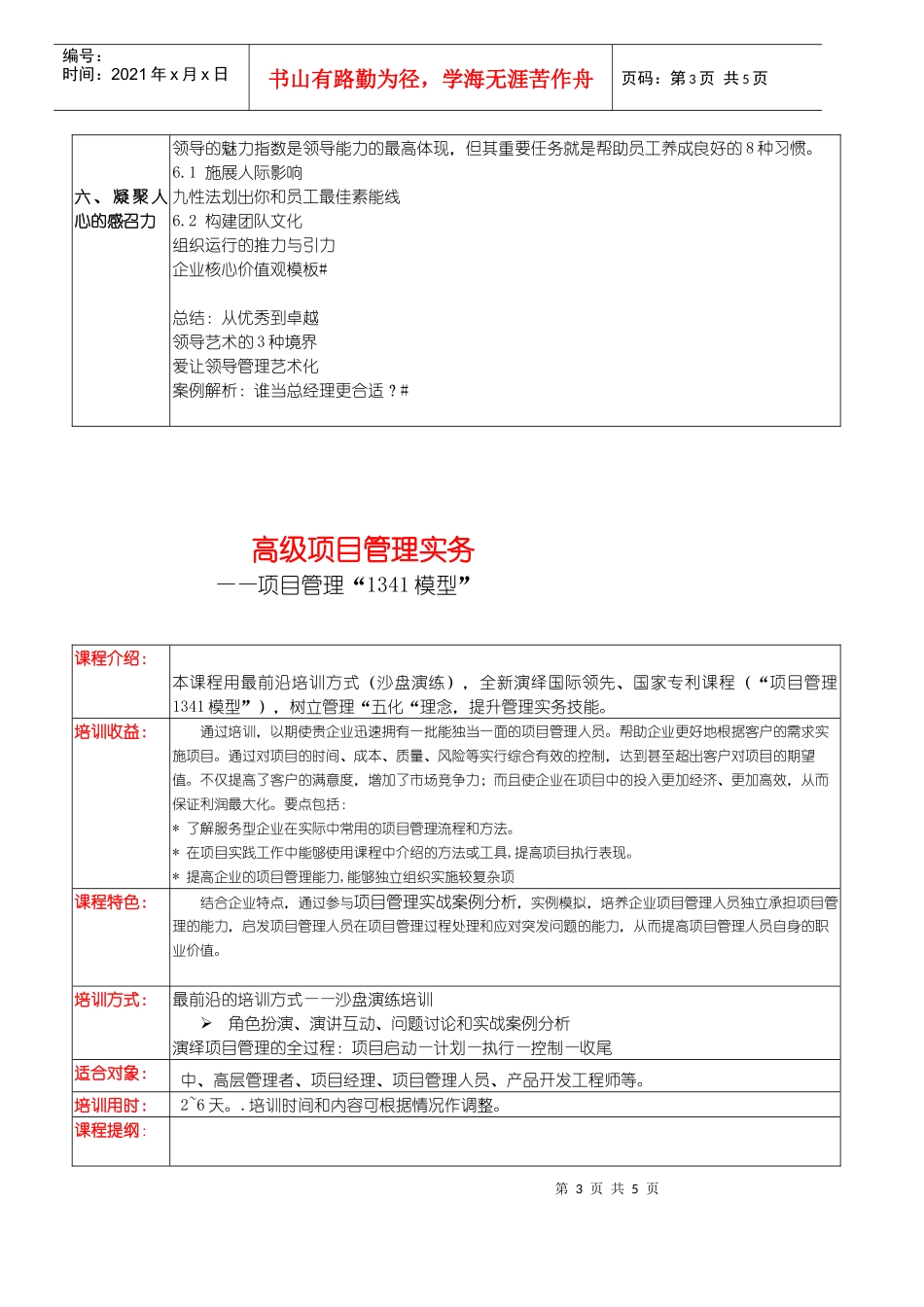 卓越（领导力）经理人的360°修炼_第3页